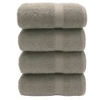 Silver Gray Bath Towels